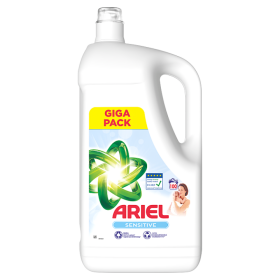 Ariel Washing Liquid,, 100 Washes Sensitive Skin Clean & Fresh