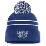 Fanatics Dámská zimní čepice Toronto Maple Leafs NHL Authentic Pro W/Cap Cuffed Pom Beanie