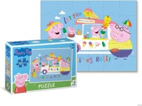 Puzzle Prasátko Peppa Zmrzlina