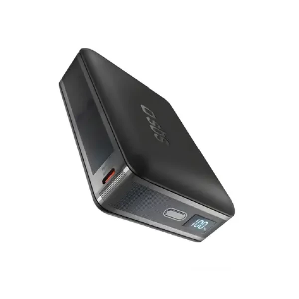 SBS HD 10000 mAh černá / Powerbanka / 30 W Power Delivery / USB-C / LCD displej