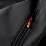 Pánská bunda Caen M 92800282249 Černá s červenou - Hi-Tec XL černá s červenou