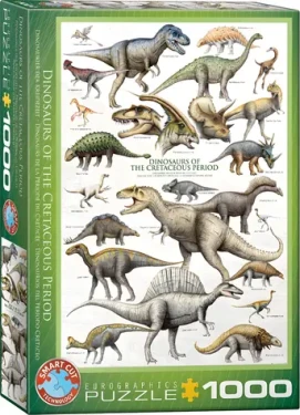 EUROGRAPHICS Puzzle Svět dinosaurů: Křída