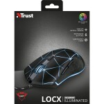 Trust GXT 133 Locx Gaming černá / Herní myš / Optická / 4000 DPI / 6 tlačítek / USB / 1.8m (22988-T)