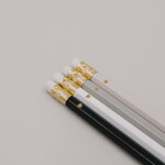 Eulenschnitt Sada tužek Heart Cream – set 4 ks, béžová barva, dřevo