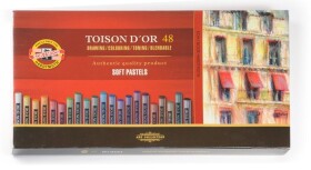 Sada suchých pastelů TOISON DOR 48 barev Koh-I-Noor