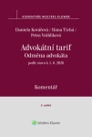 Advokátní tarif odměna advokáta - Komentář - Daniela Kovářová