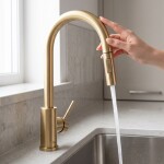 REA - Kuchyňská baterie Fresh Touch Brush Gold REA-B9842