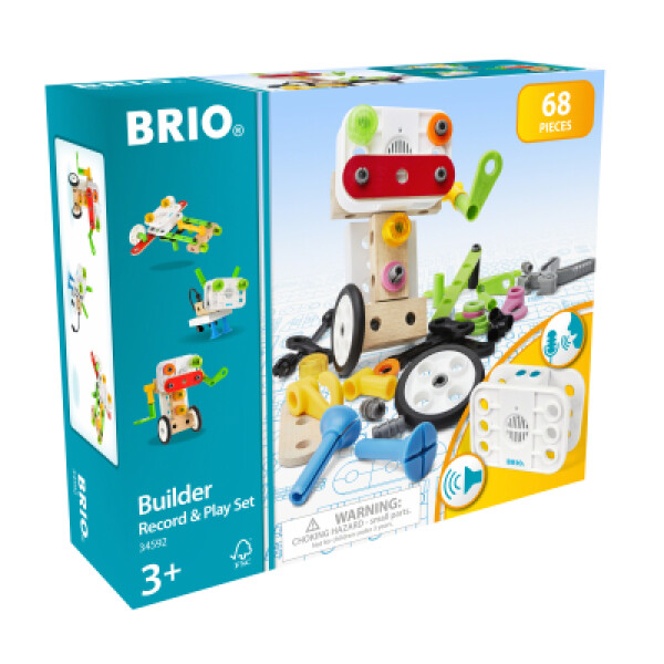 BRIO Stavebnice BUILDER s nahráváním zvuku