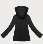Lehká černá dámská prošívaná bunda s kapucí J Style (16M9232-392) odstíny černé S (36)