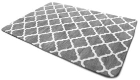 DumDekorace Koberce do předsíně tmavě šedé barvy 120 x 170 cm