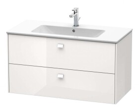 DURAVIT - Brioso Umyvadlová skříňka 55x102x48 cm, 2 zásuvky, lesklá bílá BR410302222