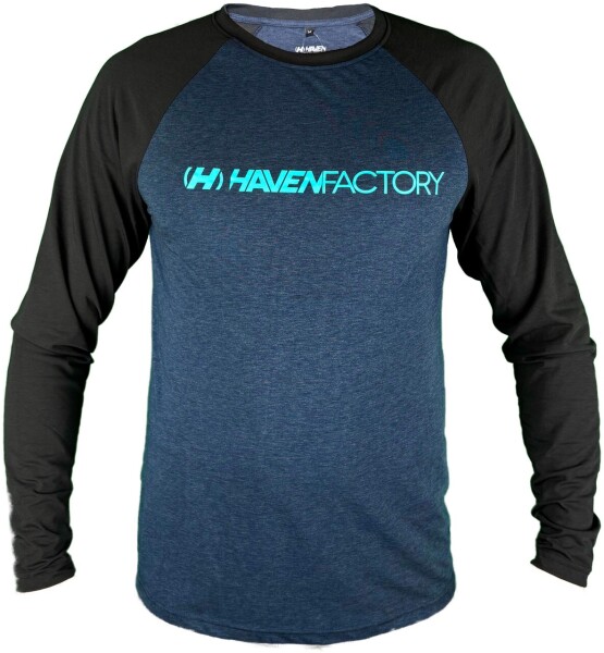 Dres HAVEN Factory Trail men black/blue, vel. M (volný dres jednoduchého designu)