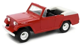 WELLY Model 1967 Jeep Jeepster Commando Roadster bílá