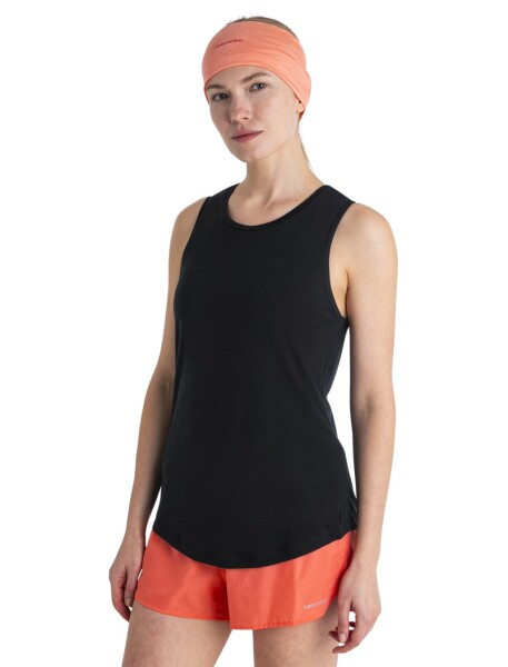 Dámské merino tílko ICEBREAKER Wmns 125 Cool-Lite Sphere III Tank, Black velikost: M