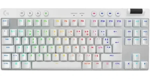 Logitech G PRO X TKL LIGHTSPEED / Bezdrátová herní klávesnice / DE layout / 2.4GHz Bluetooth / RGB (920-012144)