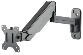 Manhattan nástěnný držák monitoru s plynovou pružinou / Držák na monitor / Kulový kloub / 17-32" / max. 8 kg (461610)