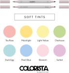 Spectrum Noir Spectrum Noir, SNCOL-ARTM-SOF8, Colorista, sada oboustranných popisovačů, pastelové, 12 ks 1636320