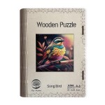 Dřevěné puzzle/Ptačí zpěv A4