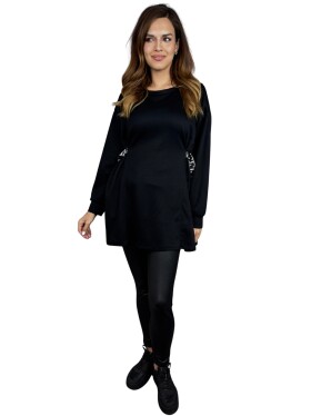 HOSH Mikinové šaty Nira Velikost: UNI, Barva: Černá