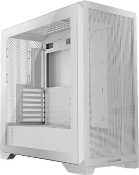 Modecom Volcano Expanse S bílá / PC skříň / Midi tower / ATX / USB-C / bez zdroje (AT-EXPANSE-SG-NF-20-000000-0002)