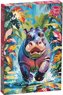 CHERRY PAZZI Puzzle Šťastný hroch