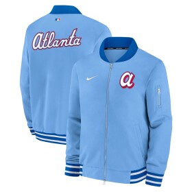 Nike Pánská bunda Atlanta Braves MLB City Connect 2026 Authentic Dugout Bomber Velikost: XL