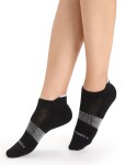Dámské merino ponožky ICEBREAKER Wmns Multisport Light Micro, Black/Snow/Metro Heather velikost: 41-43 (L)