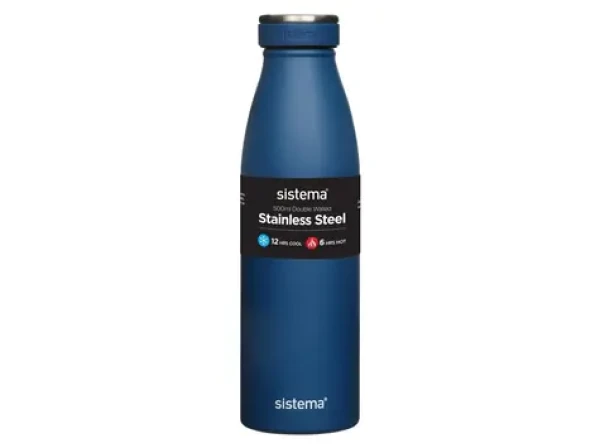 Sistema Hydrate Stainless Steel Termoláhev 500 ml modrá (8592001419575)