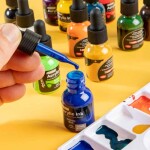 Mont Marte Acrylic Ink Premium sada 12 x 20 ml Basic