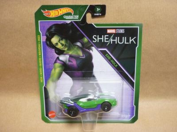 SHE-HULK Hot Wheels Character Cars