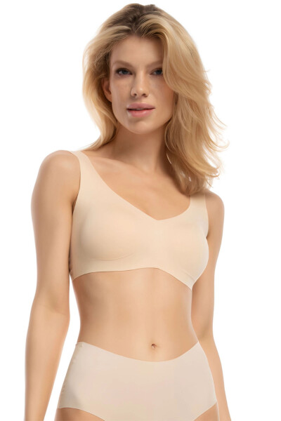 Fitness top Infinity beige - JULIMEX béžová XL
