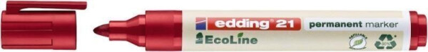 Edding Popisovač permanentní 21 EcoLine - červený