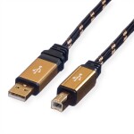 Delock USB 2.0 prodlužovací kabel plochý zahnutý [1x USB 2.0 zástrčka A - 1x USB 2.0 zásuvka A] 1.00 m černá oboustranně zapoji