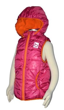 Vesta dětská nylonová, Pidilidi, PD974, holka - 86/92 | 18-24m
