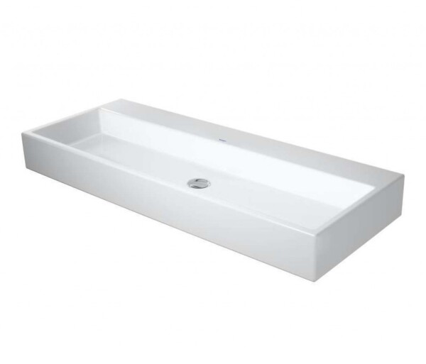 DURAVIT - Vero Air Dvojumyvadlo nábytkové 120x47 cm, bez přepadu, bez otvoru pro baterii, WonderGliss, bílá 23501200791