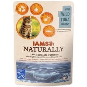 IAMS Naturally Adult tuňák / Kapsička pro kočky / v omáčce / 85 g (1753-135236)