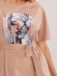 Šaty LK SK 509351.35 tmavě lila S/M