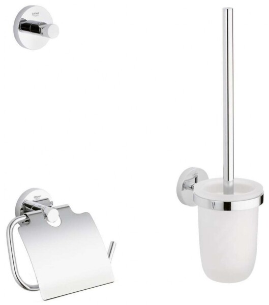 GROHE - Essentials Sada doplňků pro toaletu 3 v 1, chrom 40407001