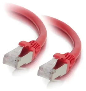 Mercodan červená / Síťový kabel / CAT-6a / S/FTP / 10 m (371914100)