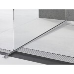 MEXEN - Line-B spádová lišta pro sklo 120 cm levá, nerez 181004120L