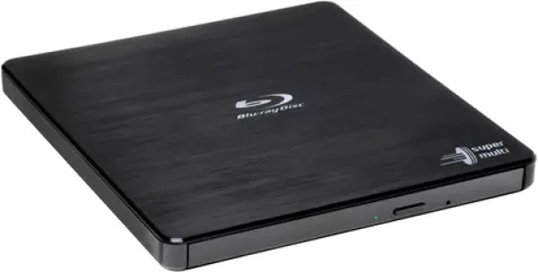 Hitachi-LG BP55EB40 Slim černá / Externí Blu-ray vypalovačka / USB 2.0 / zápis 2-5-6-8-24x / čtení 5-6-8-24x (BP55EB40.AHLE10B)