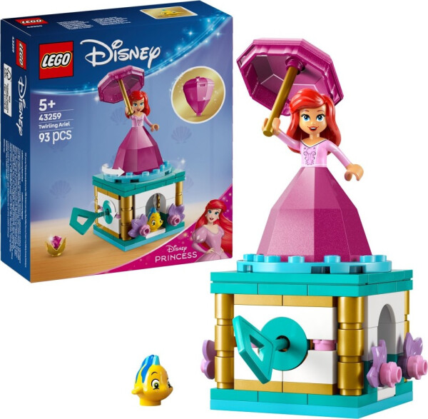 LEGO® │ Disney Princess 43259 Točící se Ariel - LEGO® Disney™