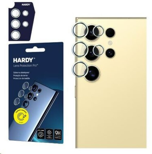 3mk HARDY Lens Protection Pro skla na fotoaparát pro Samsung Galaxy S24 Ultra Rainbow (5903108573238)