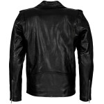 Pánská Kožená Bunda Křivák Inferno Brixton Černá Velikost: 7XL