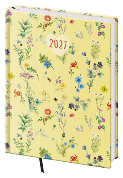 Diář 2027 denní B6 Vario - Botanica