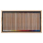 Caran d'Ache, 6901.900, Luminance, umělecké pastelky nejvyšší kvality v dřevěné kazetě, 100 ks