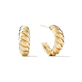 Ocelové náušnice Teresa Gold - chirurgická ocel, Zlatá