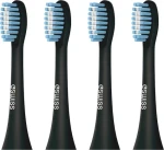 4Swiss Sensitive Clean černá / Náhradní hlavice na zubní kartáček / 4 ks (5906496181160)