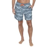 Bushman Pánské plavkové kraťasy Aloha II, modré S