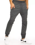 Pánské teplákové kalhoty tmavě šedé Dstreet UX2882 XXL